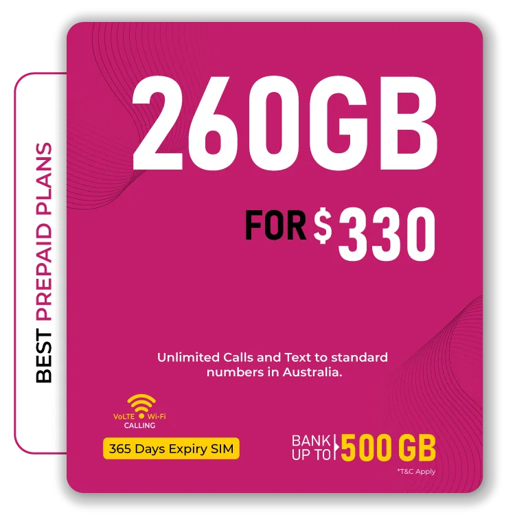 Telsim 260 GB Prepaid Plan Best SIM Plan