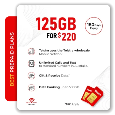 Telsim 125 GB Prepaid Plan
