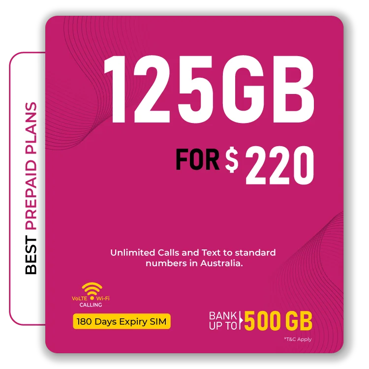 Prepaid Plan Telsim 125 GB
