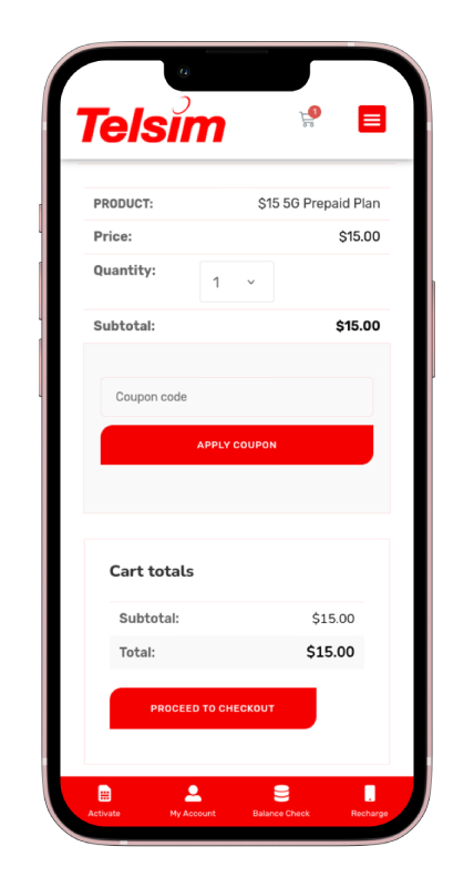 ProceedtoCheckout - Telsim Proceed to Checkout