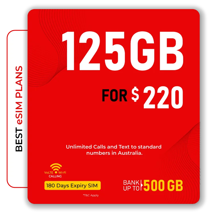 Telsim - 125 GB Prepaid Plan - Best eSIM Plan