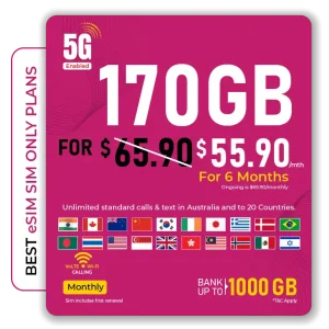 170GB SIM Only Plan