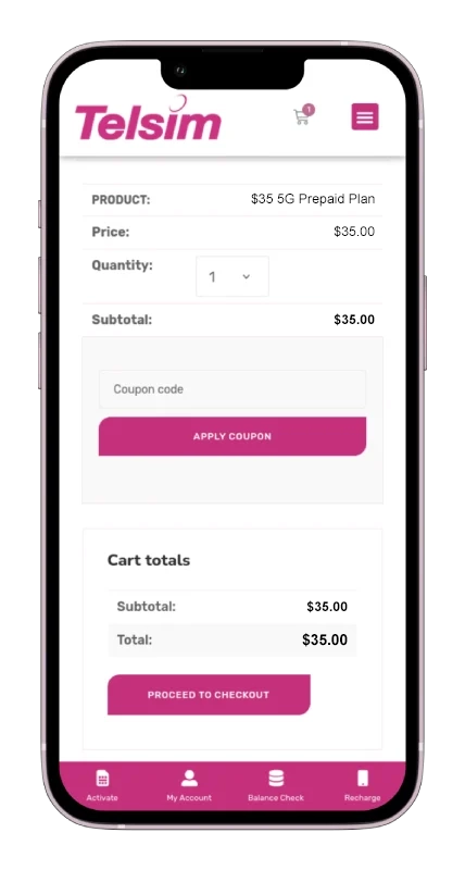 ProceedtoCheckout - Telsim Proceed to Checkout