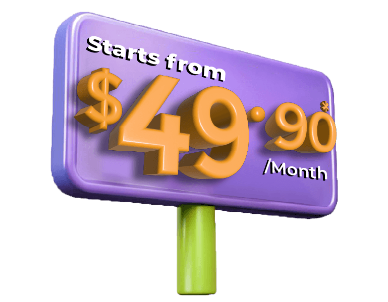 An image showcasing Telsims new NBN plan starting from $4990 per month with 3D visualization