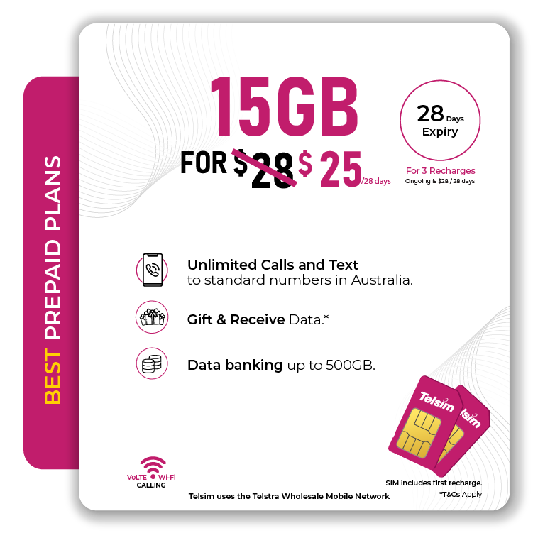 TelsimPrepaidPlan15GB - Telsim