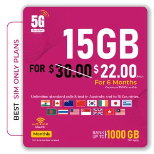 $30.00 SIM Only Plan