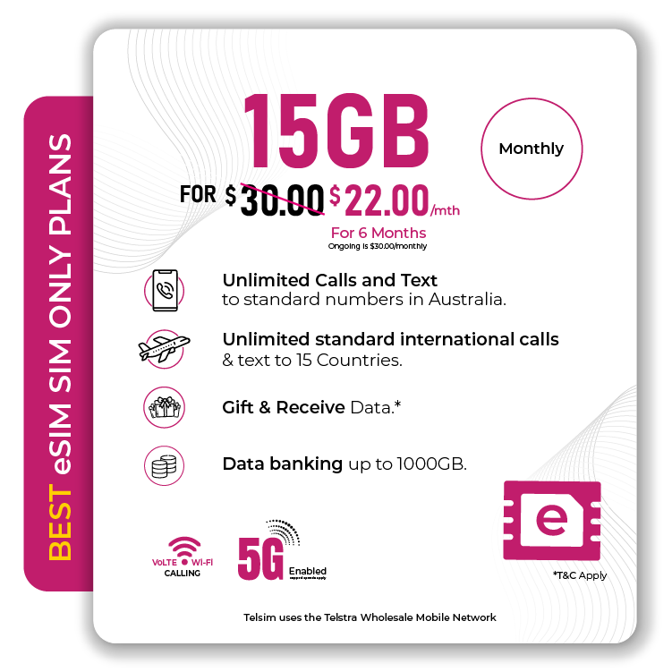 TelsimeSIMSIMOnlyPlan15GB - Telsim